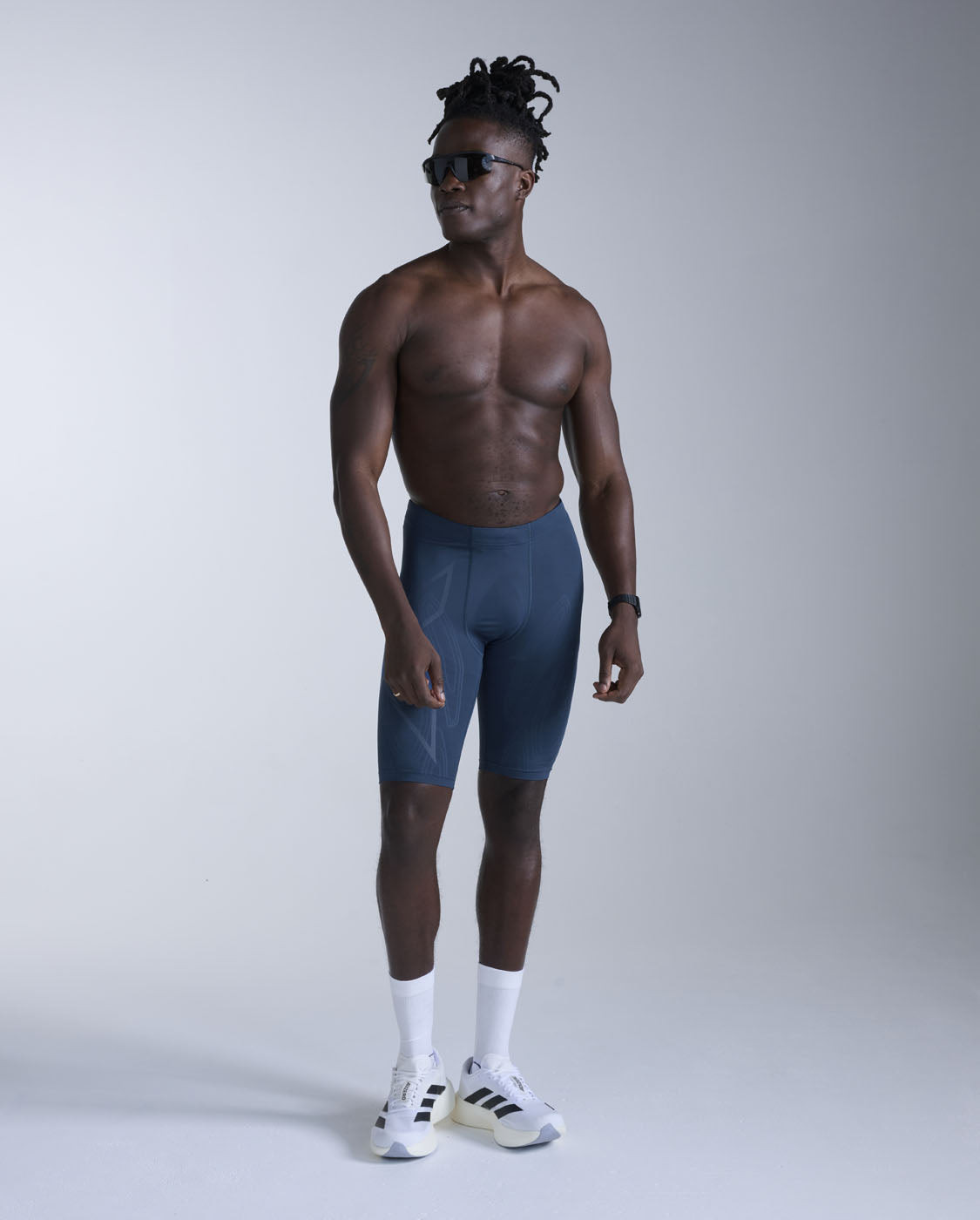 Light Speed Compression Shorts, Majol/Majol Reflective