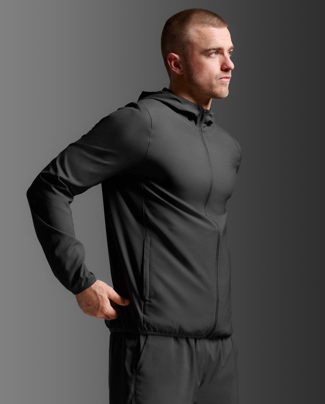 Aero Jacket, Black/Silver Reflective