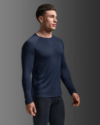 Aero Mesh Long Sleeve, Midnight/Silver Reflective