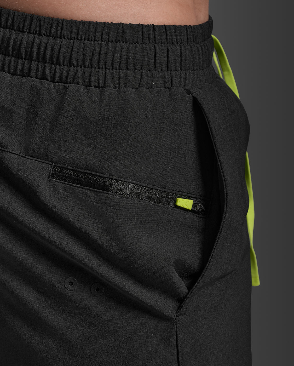 Aero Hybrid Swim Shorts, Black/White