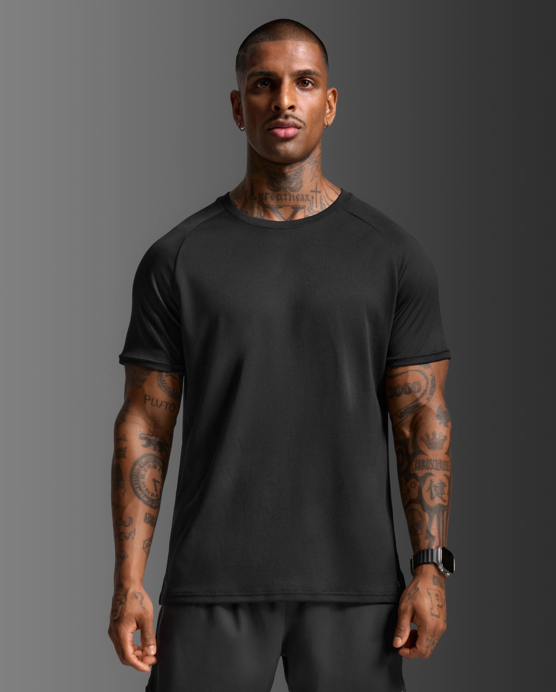Aero Mesh Tee, Black/Silver Reflective