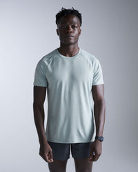 Aero Mesh Tee, Smoke Blue/Black Reflective