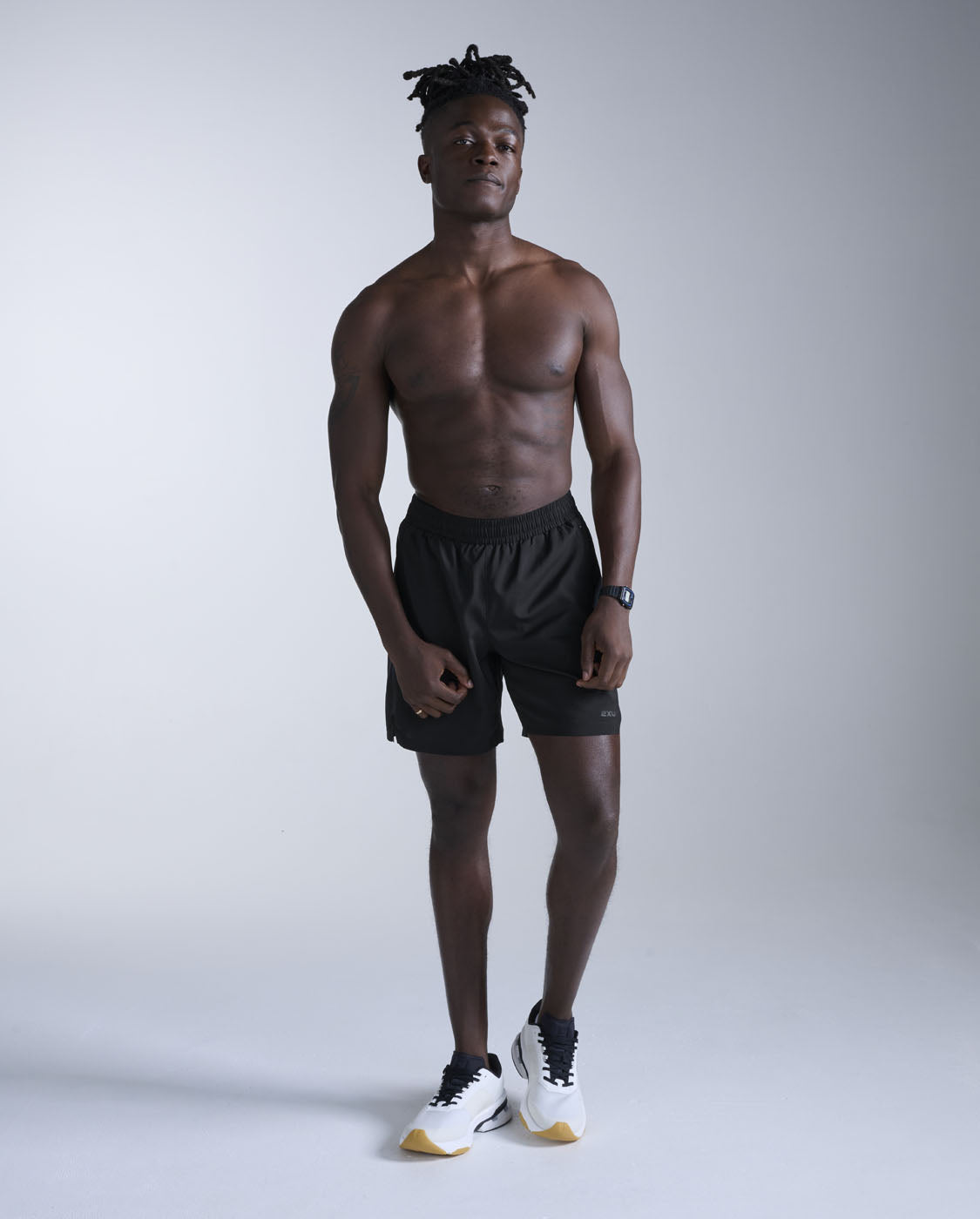Motion 7 Inch Unlined Shorts, Black/Black