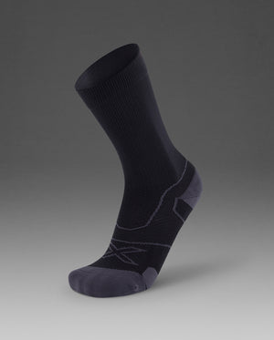 Vectr Cushion Crew Socks, Black/Titanium