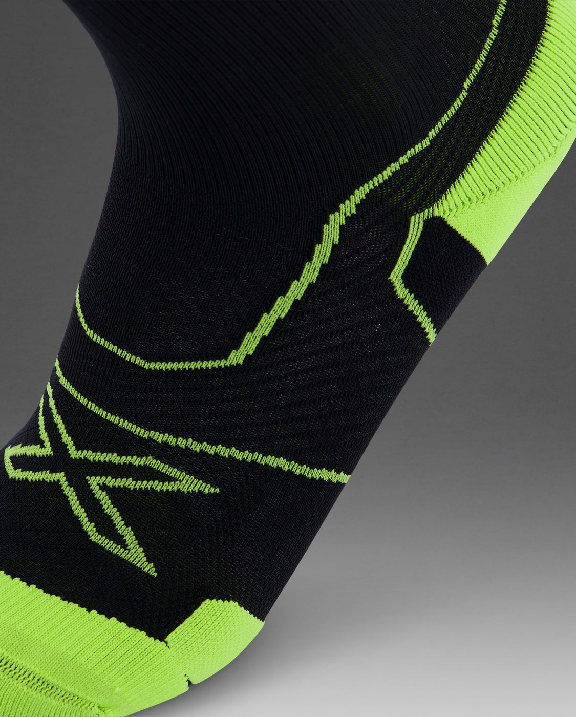 Vectr Cushion Crew Socks, Black/Volt