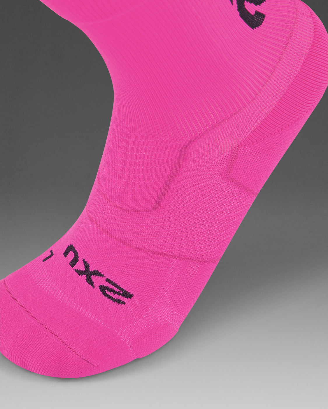 Vectr Light Cushion Crew Socks, Fuchsia/Black