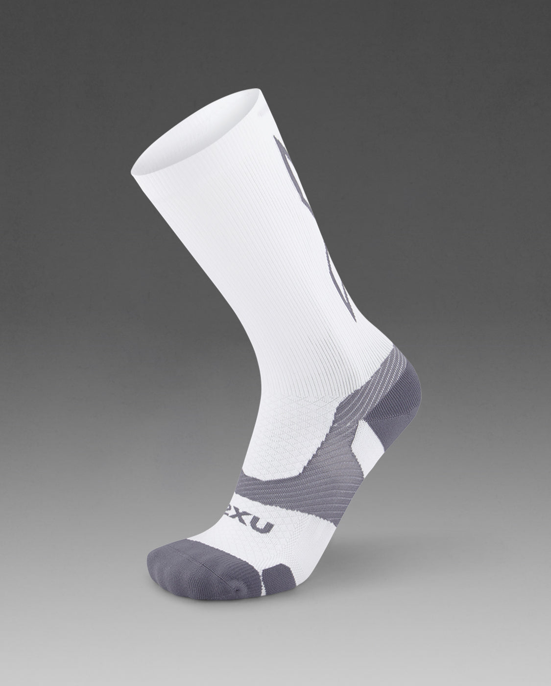 Vectr Light Cushion Crew Socks, White/Grey