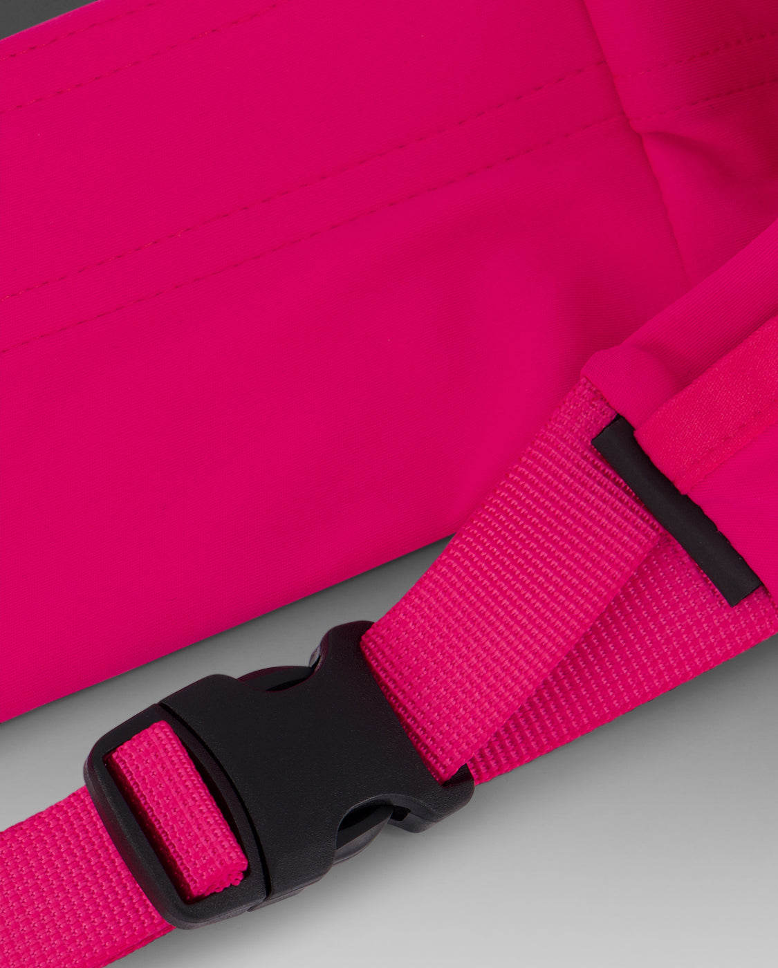 Run Belt, Fuchsia/Black Reflective