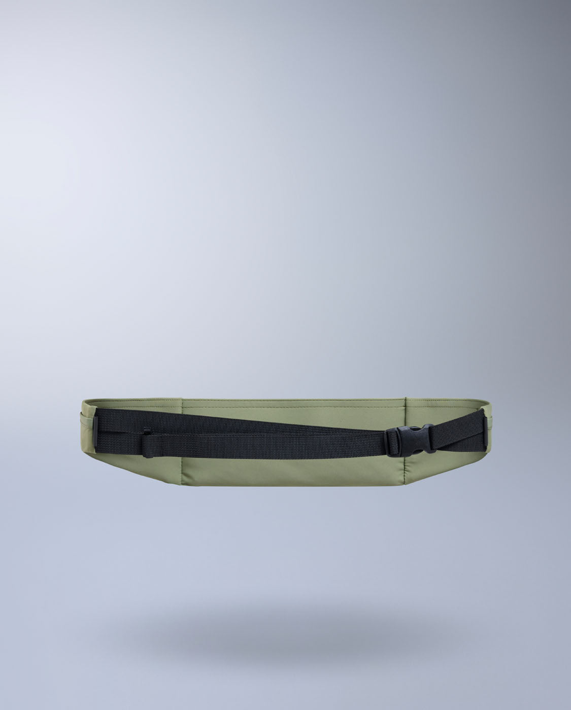 Run Belt, Hunter Green/Black Reflective
