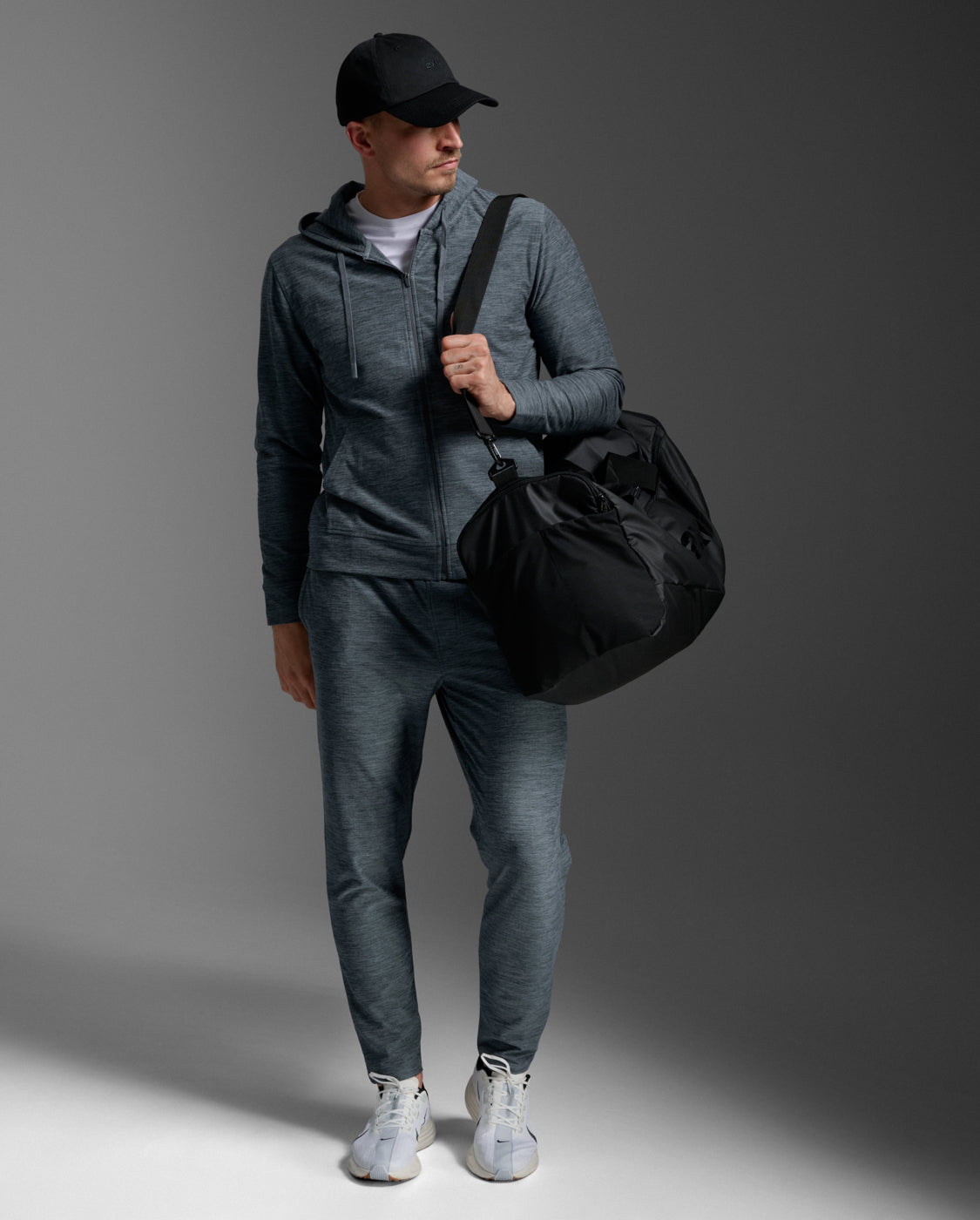 Gym Bag - Large 60L, Black/Black