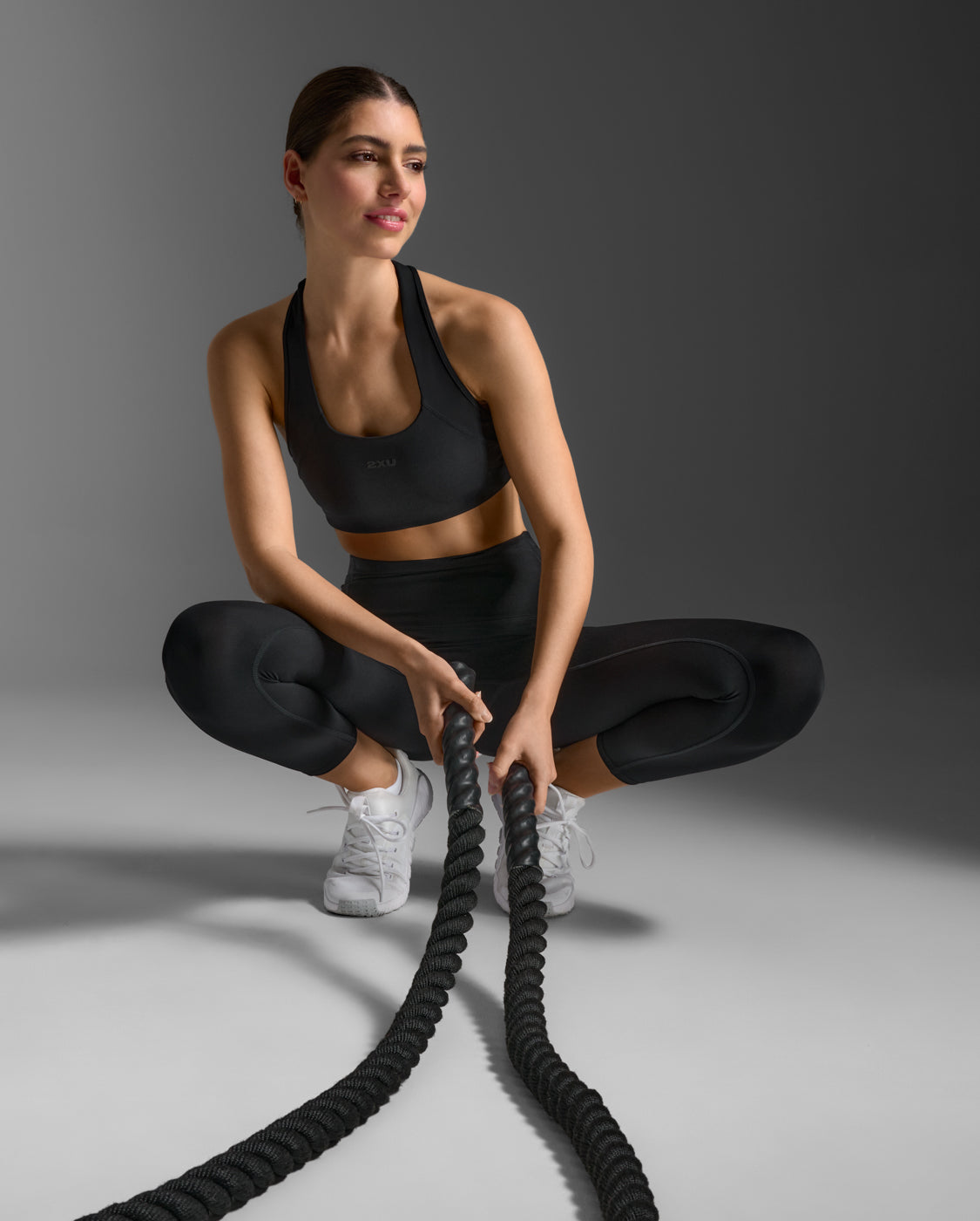 Form Stash Hi-Rise Compression 7/8 Tights, Black/Black1