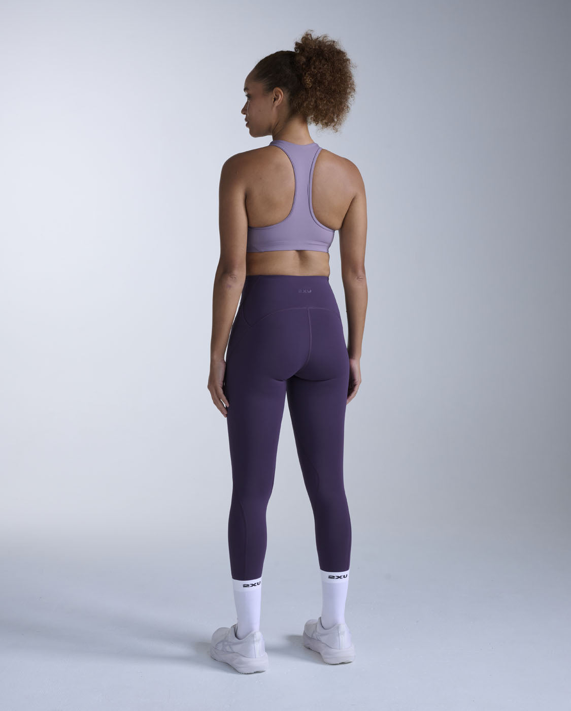 Flex Hi-Rise Compression Tights, Velvet Purple/Velvet Purple