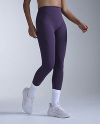 Flex Hi-Rise Compression Tights, Velvet Purple/Velvet Purple
