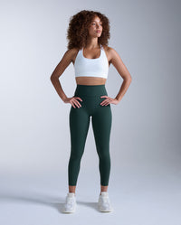 Flex Hi-Rise Compression 7/8 Tights, Ever Green/Ever Green