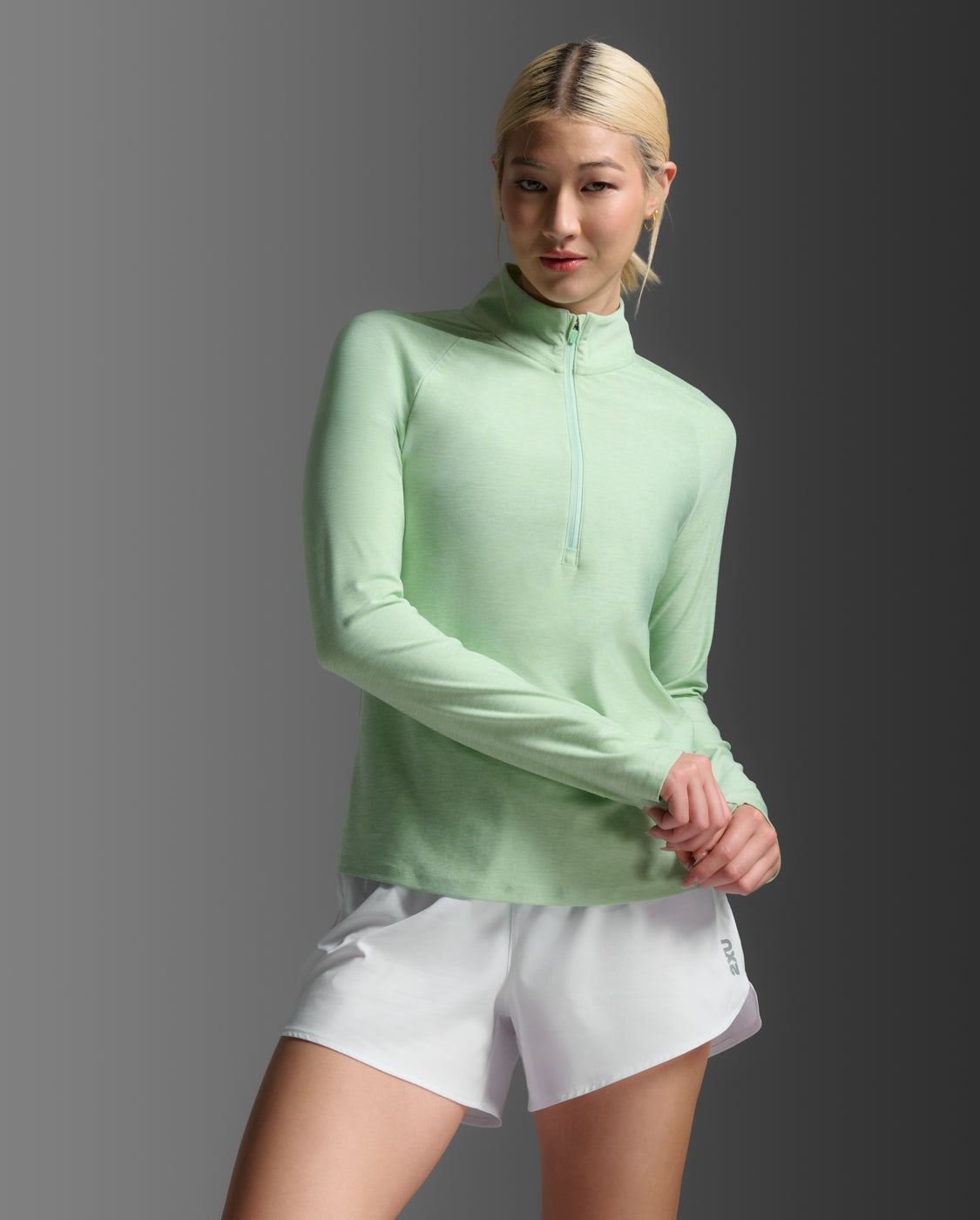 Aero 1/2 Zip, Digital Mint/Digital Mint Reflective