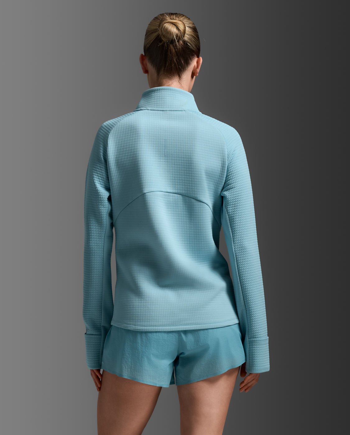Ignition Haptic 1/4 Zip, Retro Blue/Retro Blue Reflective