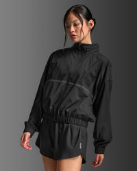 Aero Sheer Windbreaker, Black/ Black Reflective