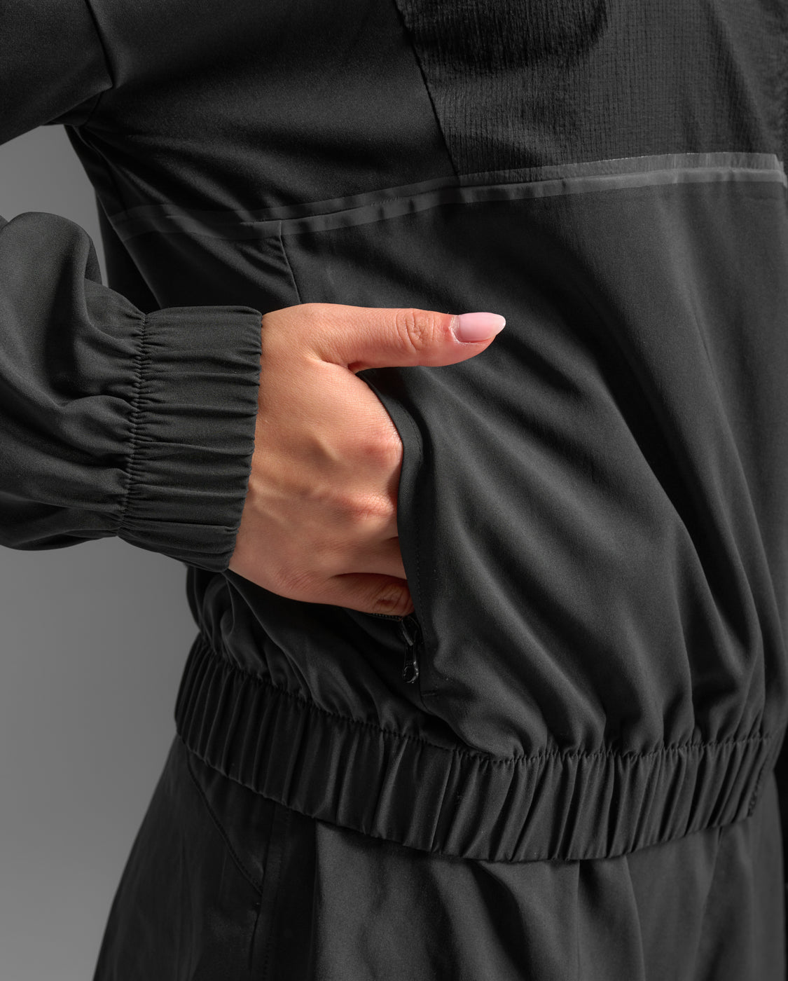 Aero Sheer Windbreaker, Black/ Black Reflective