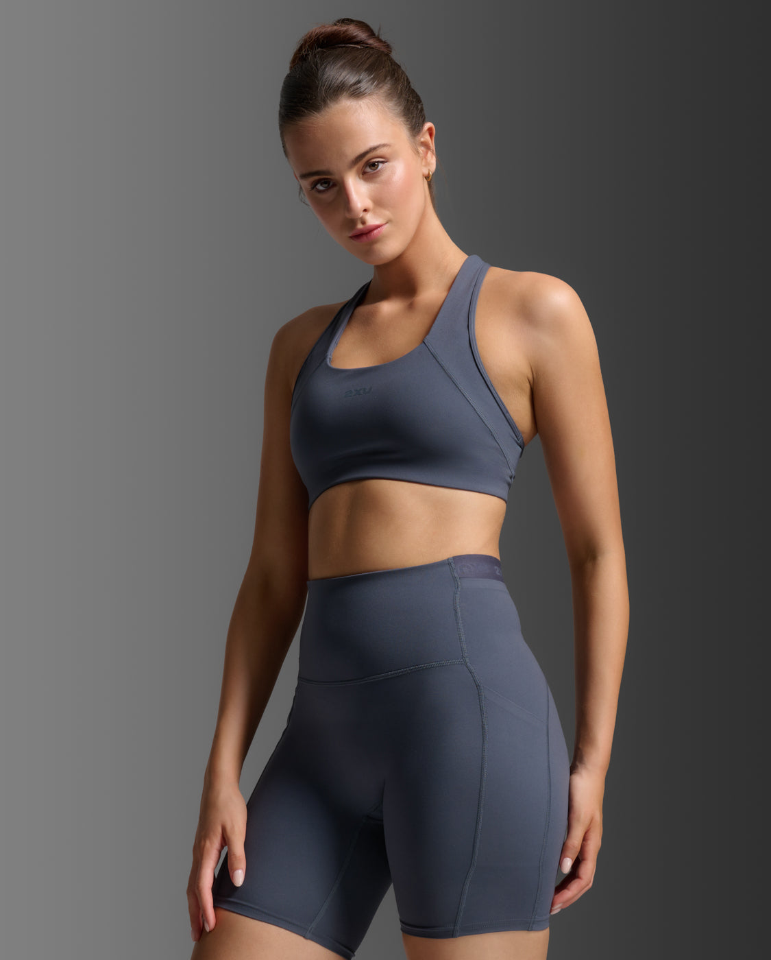 Form Racerback Medium Impact Bra, India Ink/India Ink