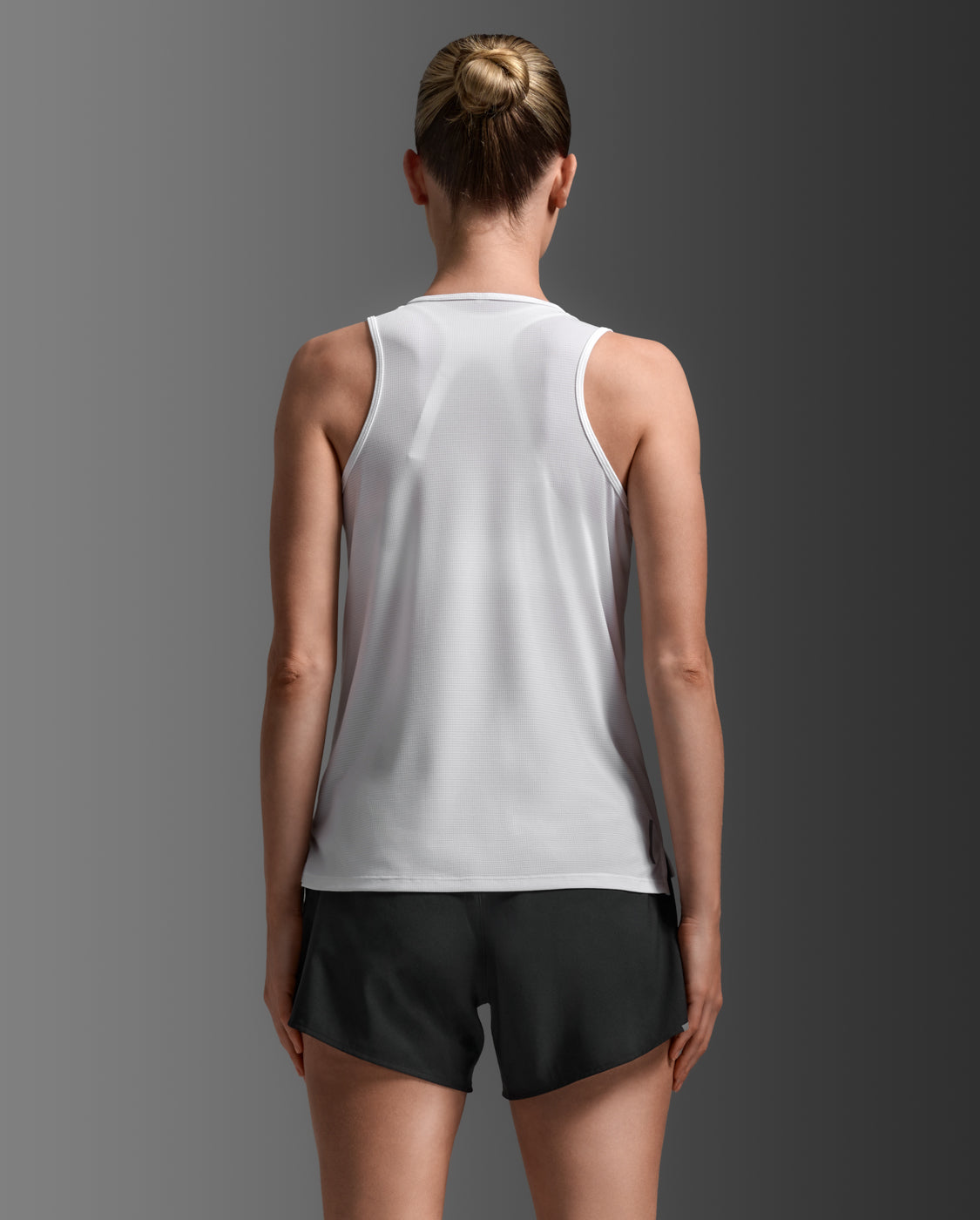 Aero Mesh Singlet, White/Silver Reflective
