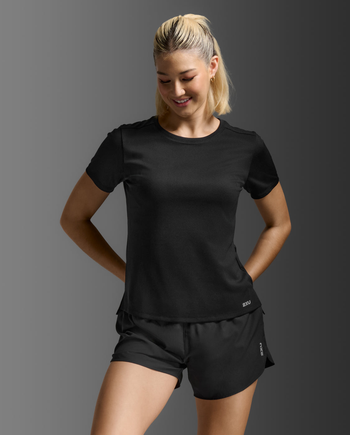Aero Mesh Tee, Black/Silver Reflective