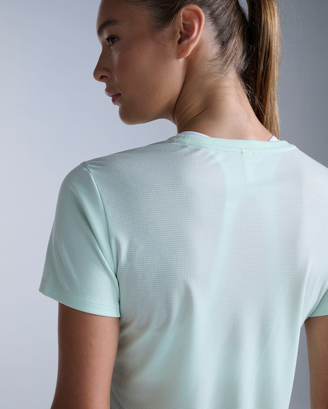 Aero Mesh Tee, Mint Dust/Mint Reflective