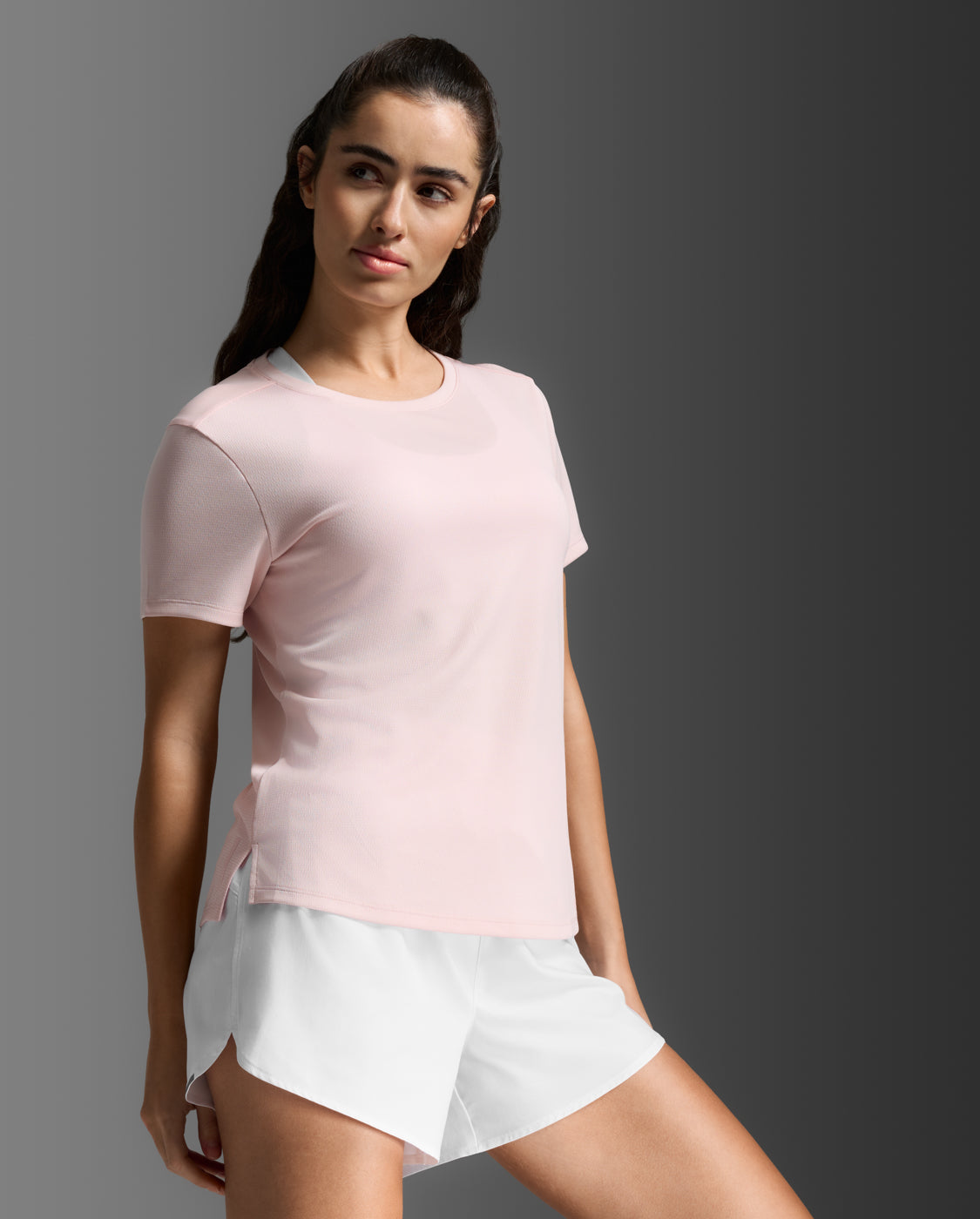 Aero Mesh Tee, Pink Frost/Pink Frost Reflective