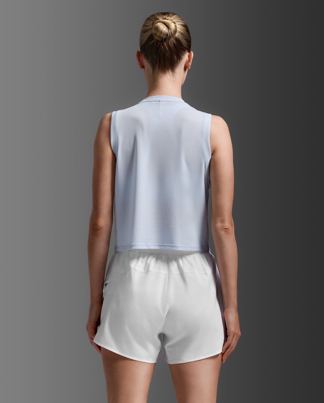 Aero Mesh Crop Tank, Halogen/Halogen Reflective