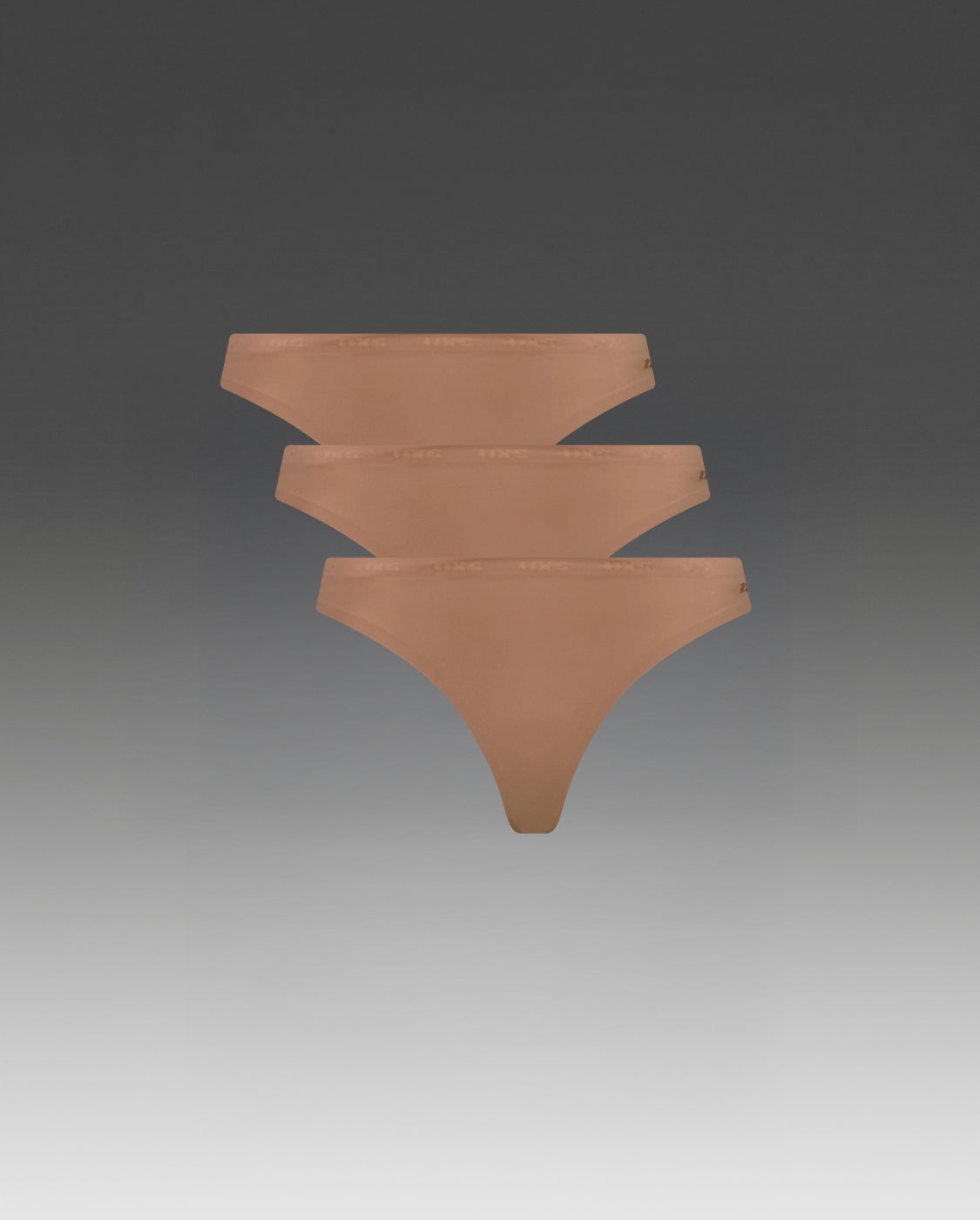 Invisible G-String 3 Pack, Sand/Sand